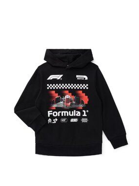 Formula 1 Racing Boys Fast Sector Graphic Hoodie Black